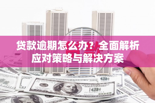 太和贷款逾期怎么办？全面解析应对策略与解决方案