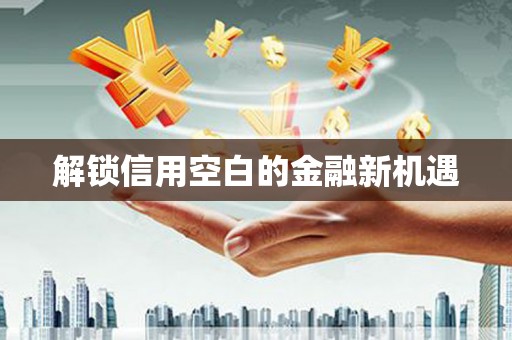 太和解锁信用空白的金融新机遇