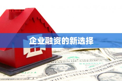 太和企业融资的新选择