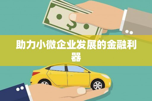 太和助力小微企业发展的金融利器