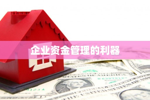 太和企业资金管理的利器